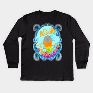 Protector of the Deep Kids Long Sleeve T-Shirt